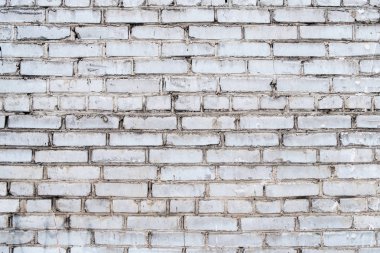 Kirli beyaz grunge tuğla duvar