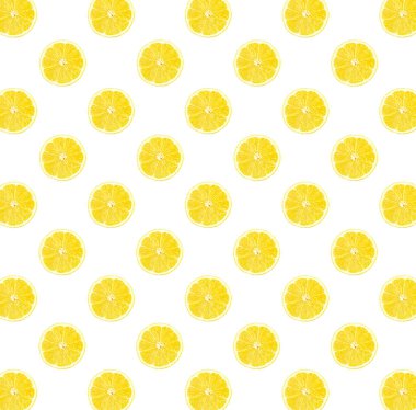 Taze sarı limon fotoğrafik desen
