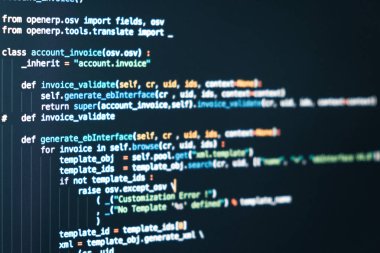 Programcı arka plan kodlama. Bilgisayar dili komut dosyası
