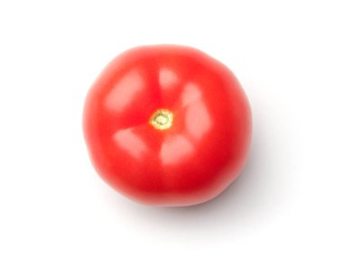 Beyaz arkaplanda izole edilmiş domates