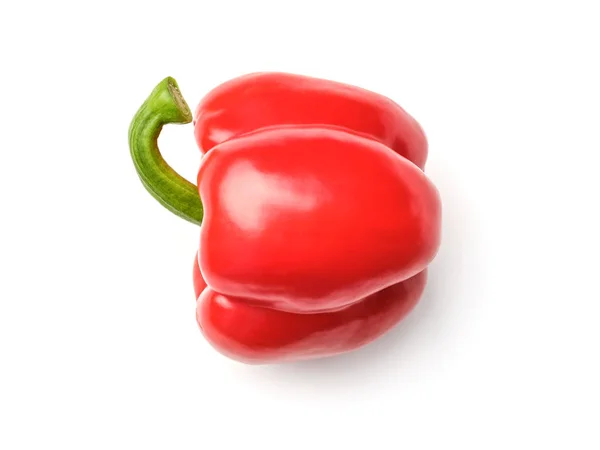 Κόκκινο πιπέρι που απομονώνονται σε λευκό — Φωτογραφία Αρχείου