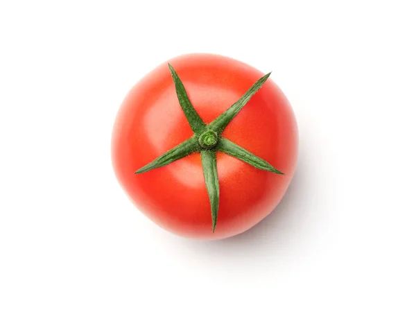 Tomate isolado sobre fundo branco — Fotografia de Stock