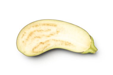 Dilimlenmiş patlıcan veya patlıcan.