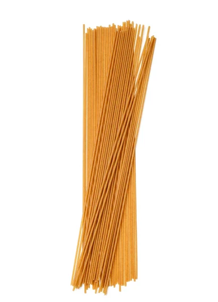 Tied uncooked buckwheat noodles isolated — Stock Photo, Image