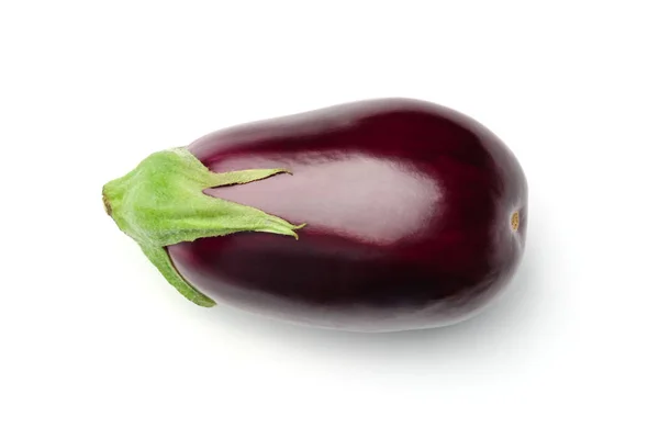 Aubergine isolée sur fond blanc — Photo