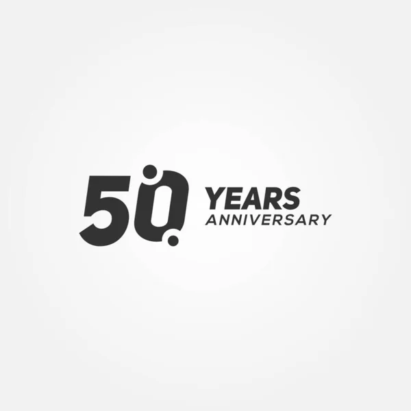 Anos Anniversary Vector Design — Vetor de Stock