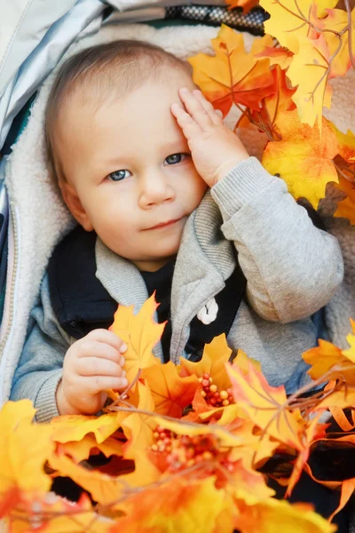 Baby with blue eyes — Stock Photo, Image