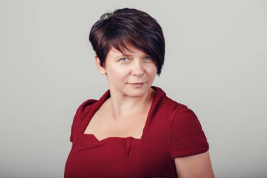  Güzel orta yaşlı kadın.