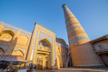 Islam Khodja Minare ve cami Hiva, Özbekistan