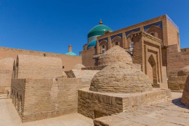 Hiva, Özbekistan'a Makhmud Pakhlavan Türbesi.