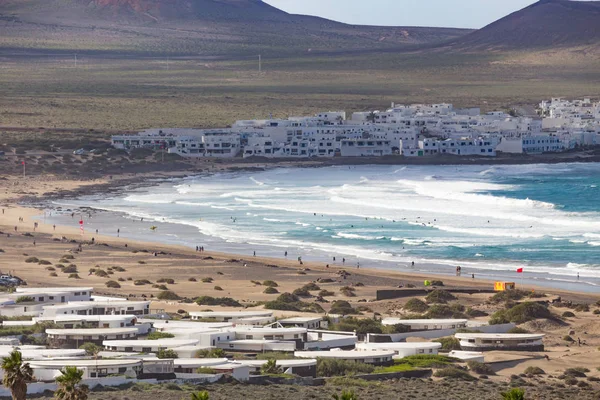 Caleta de Famara, in Lanzarite, Canary Islands