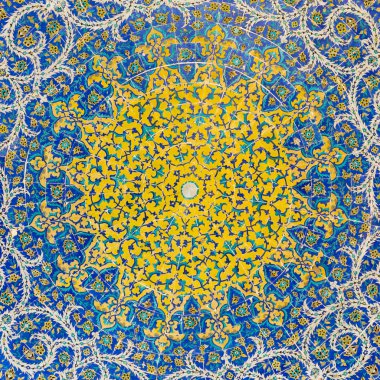 Medrese-ye-Chahar Bagh, Isfahan, İran'ın. 
