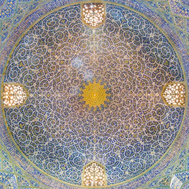 Medrese-ye-Chahar Bagh, Isfahan, İran'ın. 