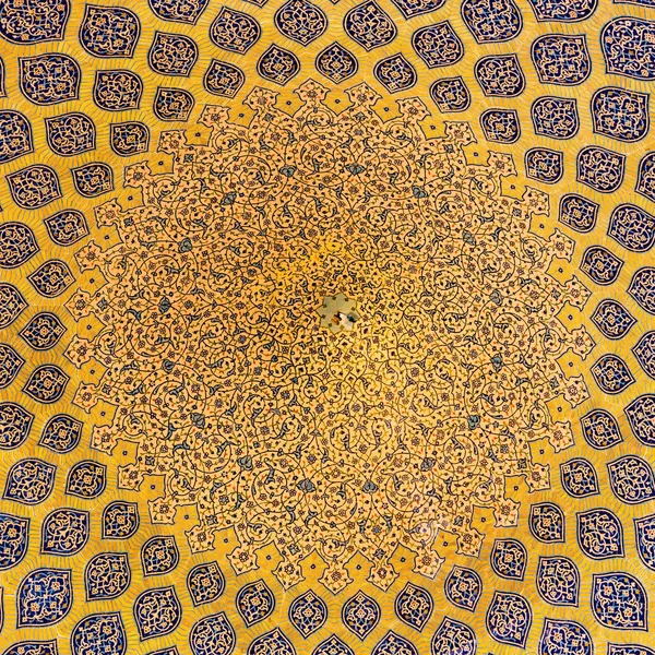 Šejch Lotfollah mešita v Isfahan, Írán — Stock fotografie