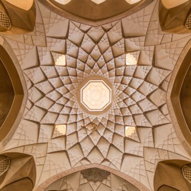 Geleneksel ev Han-e Abbasian yılında: Kashan, Iran