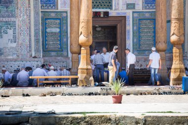 Buhara, Özbekistan'a Bolo Hauz Camii