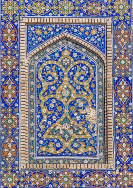 Detay Mir-i-Arap medrese Buhara (Buxoro), Özbekistan