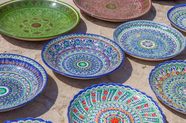 Buhara, Özbekistan'ın tipik seramik