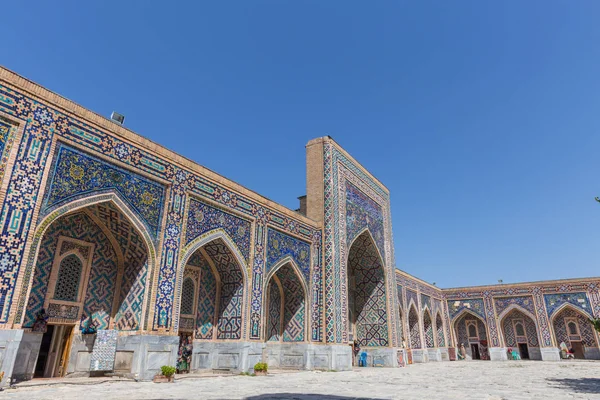 Tilya Kori Madrasah i Samarkand, Uzbekistan — Stockfoto