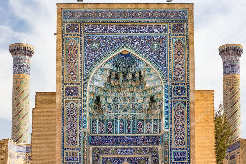 Ak-Saray Mausoleum in Samarkand, Uzbekistan