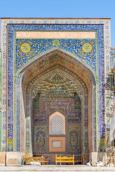 Ak-Saray-mausoleet i Samarkand, Usbekistan – stockfoto