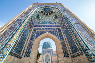 Gur-E Amir Mausoleum, in Samarkand, Uzbekistan clipart