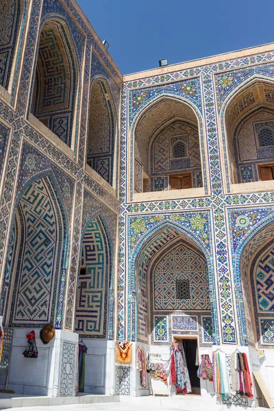 Mosaïque à Ulugh Beg Madrasah à Samarkand, Ouzbékistan — Photo