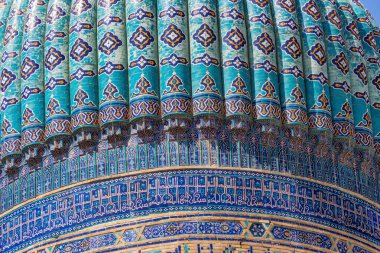 Semerkand, Özbekistan'Bibi-geçerek Camisi detay