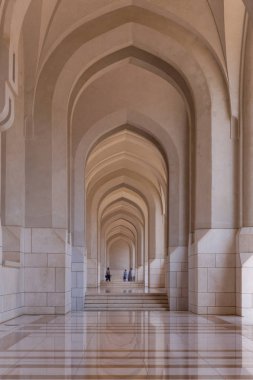 Muscat, Umman Sultan Sarayı yakınlarındaki sundurma