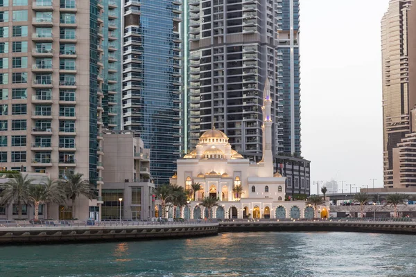 Vista panorâmica da Marina do Dubai, nos EAU — Fotografia de Stock