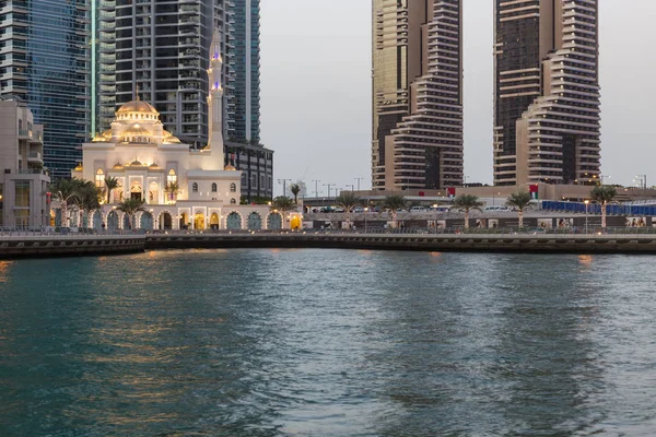 Vista panorâmica da Marina do Dubai, nos EAU — Fotografia de Stock