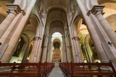 Old Cathedral (Se Velha) in Coimbra, Portugal��