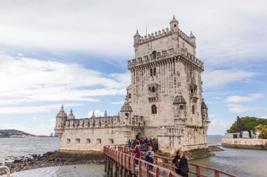 Belem Kulesi ve Tagus Nehri Lizbon, Portekiz
