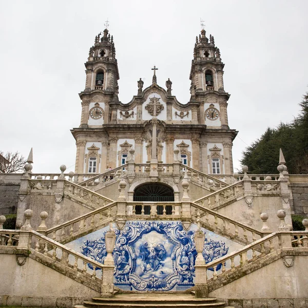 Igreja Nossa Senhora dos Remédios, Lamego, em Portugal — Fotografia de Stock