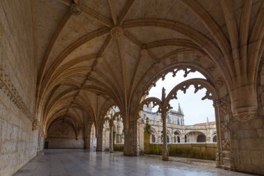 Manastır manastırda Jeronimos, Lisbon, Portekiz