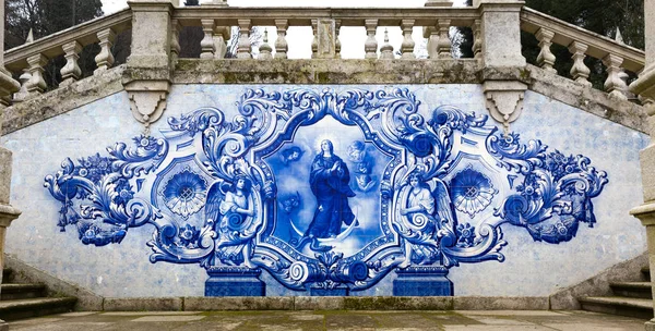 Igreja Nossa Senhora dos Remédios, Lamego, em Portugal — Fotografia de Stock