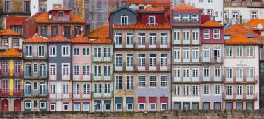 Panoramik Ribeira, Porto, Portekiz