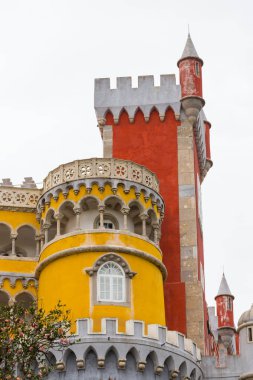 Pena National Palace, Sintra, Portekiz ünlü dönüm noktası