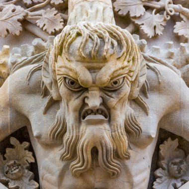 Gargoyle Pena kale, Sintra, Portekiz