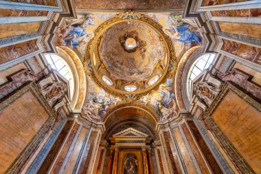 ROME, ITALY - AUGUST 11, 2019: The Basilica of Saint Sabina, a historic church on the Aventine Hill in Rome, Italy 