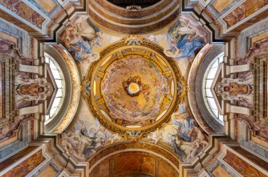 ROME, ITALY - AUGUST 11, 2019: The Basilica of Saint Sabina, a historic church on the Aventine Hill in Rome, Italy 