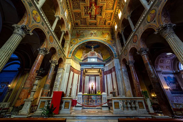 Рим Италия Августа 2019 Года Церковь Святой Агнес Стенами Рим — стоковое фото