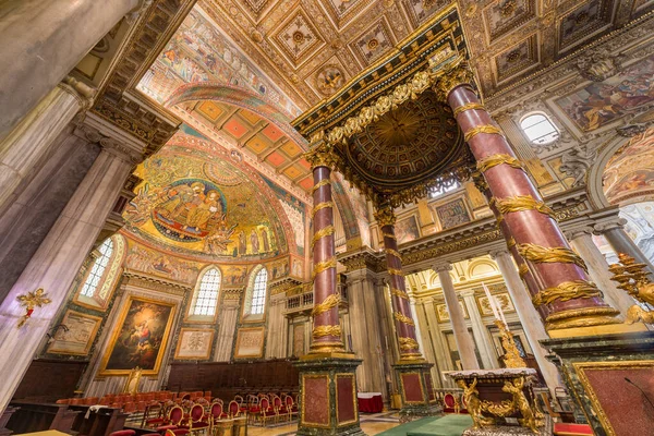 Рим Италия Апреля 2016 Года Базилика Святой Марии Рим Италия — стоковое фото