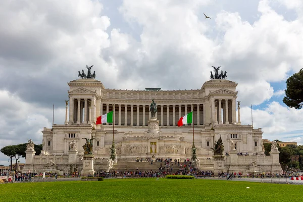 Roma Itália Abril 2016 Monumento Victor Emmanuel Também Chamado Altar — Fotografia de Stock