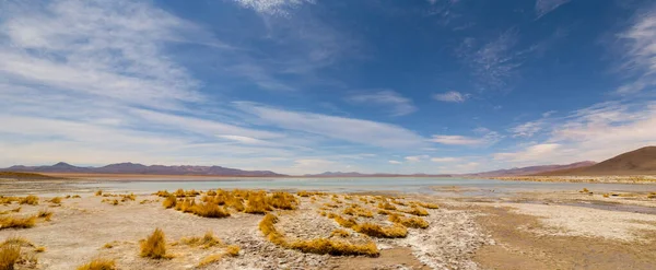 Hermoso Paisaje Laguna Chalviri Aguas Termales Chalviri Sur Bolivia Fondo —  Fotos de Stock