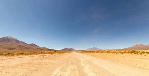 Ruta Panorámica Desierto Desde Salar Uyuni Hasta Las Lagunas Del —  Fotos de Stock