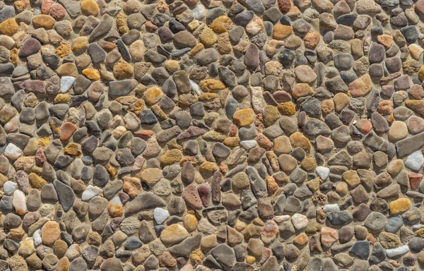 Padlóburkolat Kis Kövekkel Beágyazva Különböző Színekben Méretben — Stock Fotó