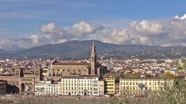 Güzel manzaralarını Floransa ve katedral Santa Maria del Fiore, Florence, İtalya.