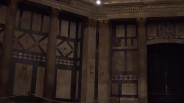 Florence, İtalya - Kasım 2016: İç Battistero di San Giovanni.