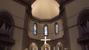 Florence, İtalya - Kasım 2016: İç Battistero di San Giovanni.